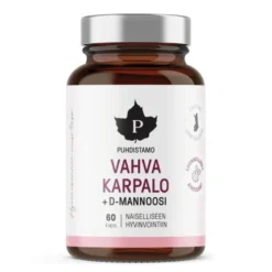 Karpalokapseli Puhdistamo Vahva Karpalo + D-mannoosi 60 kaps.