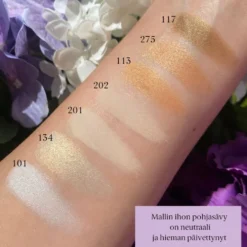 Kultainen luomiväri Zao Pearly 134 Golden Pearl