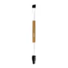 Ripsiharja ja kulmasivellin Zao Bamboo Duo Eyebrow Brush 712