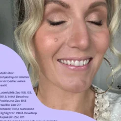 Ruskea luomiväri Zao Pearly 106 Bronze